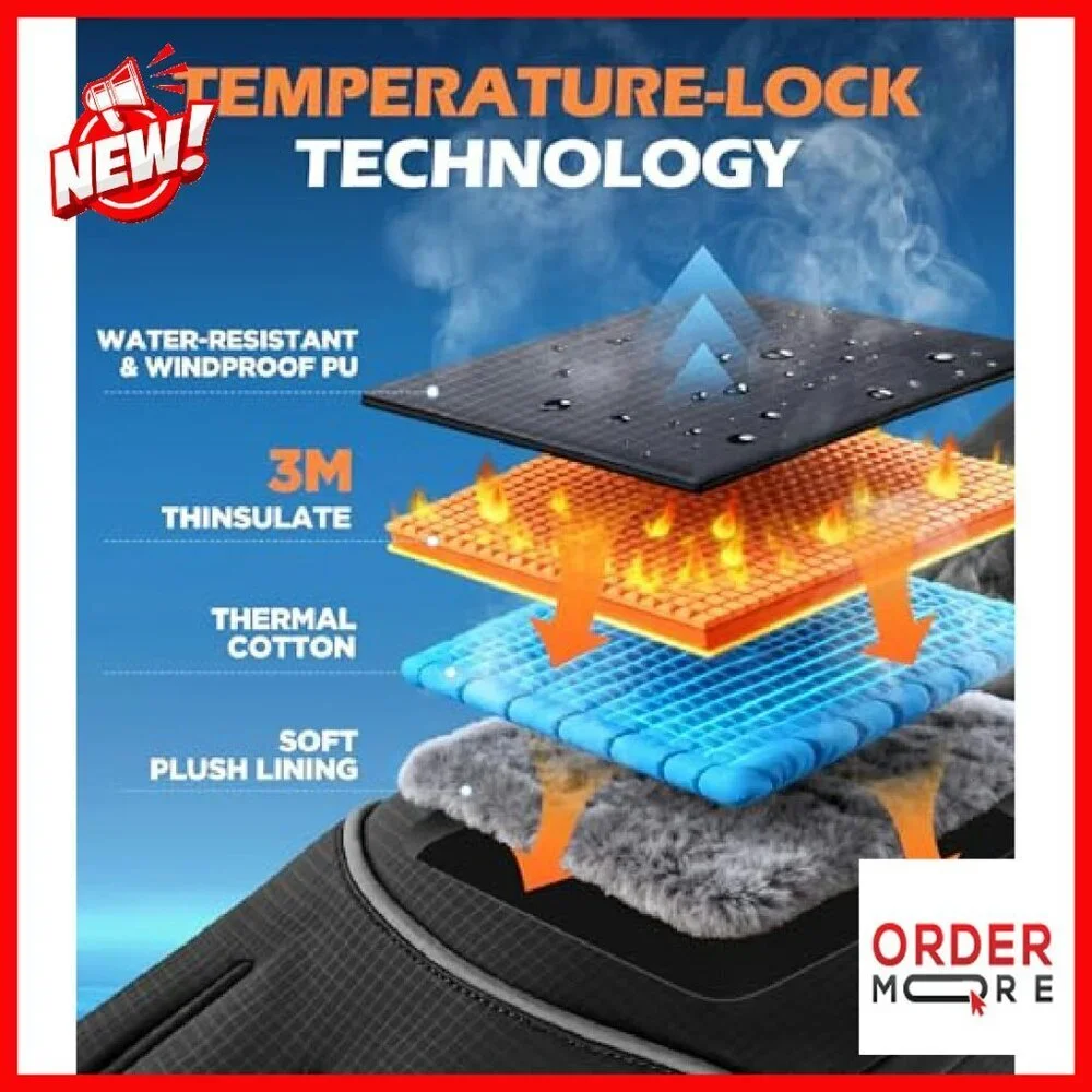 Small Winter Gloves with 3M Insulation Touchscreen Windproof Ski Running